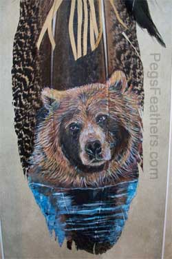 Black Bear Painting