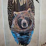Fishing Bear Painting