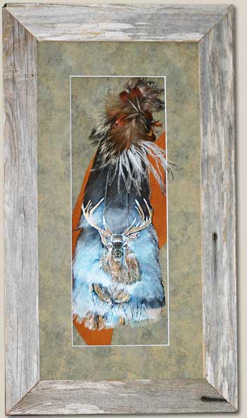 Fine Art by Peg Fennimore - Mystic Elk Painting